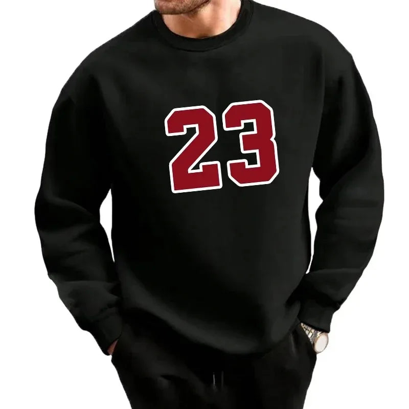 Sports Mens Tracksuit Print Long Sleeves Sweatshirt Sweatpants Casual Gym Jogging Tops Pants Man Clothing Fall Winter Sportwear