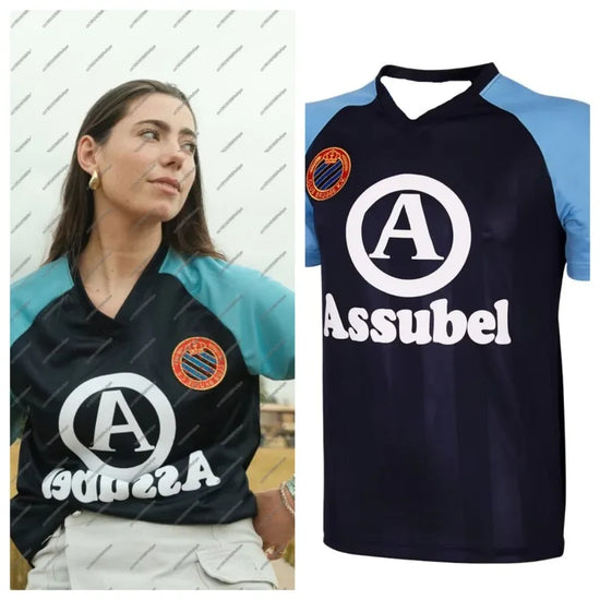 New Arrive Vintage Style Club Brugge Retro Jersey Man Women Sport Comfort T-Shirt Sport Tee Fashion Loose Sportswear Clothing